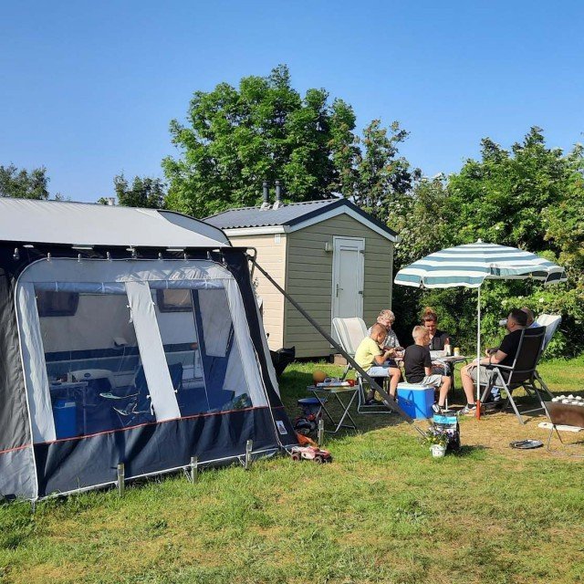 camping met priv&eacute; sanitair friesland