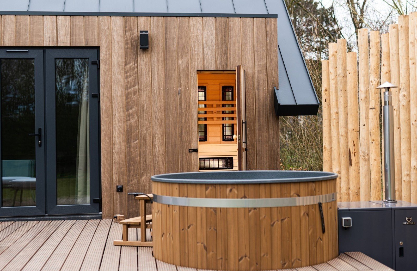 welness lodge in oudemirdum met sauna